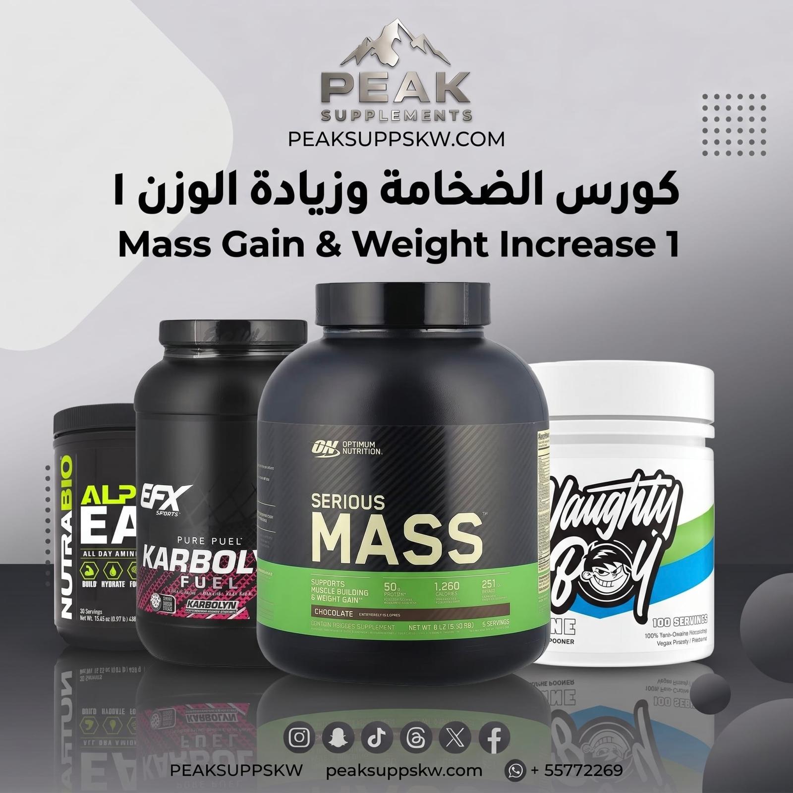WhatsApp Image 2026-05-11 at 16.05.10 كورس الضخامة وزيادة الوزن 1 MASS GAIN & INCREASE WEIGHT - الصورة 1